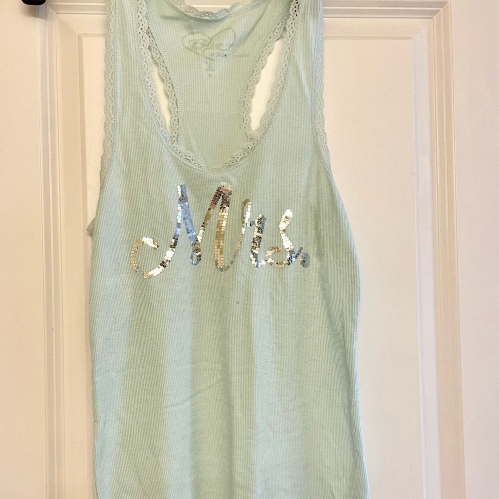 Light Blue 'Mrs.' Pajama set